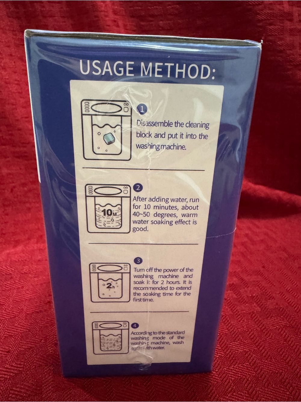 Washing Machine Cleaner Tablets - Blue - Picture 2 of 5
